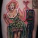 Tattoos - Vaughan Bass Peek A Boo Pin Up Girl Tattoo - 68797